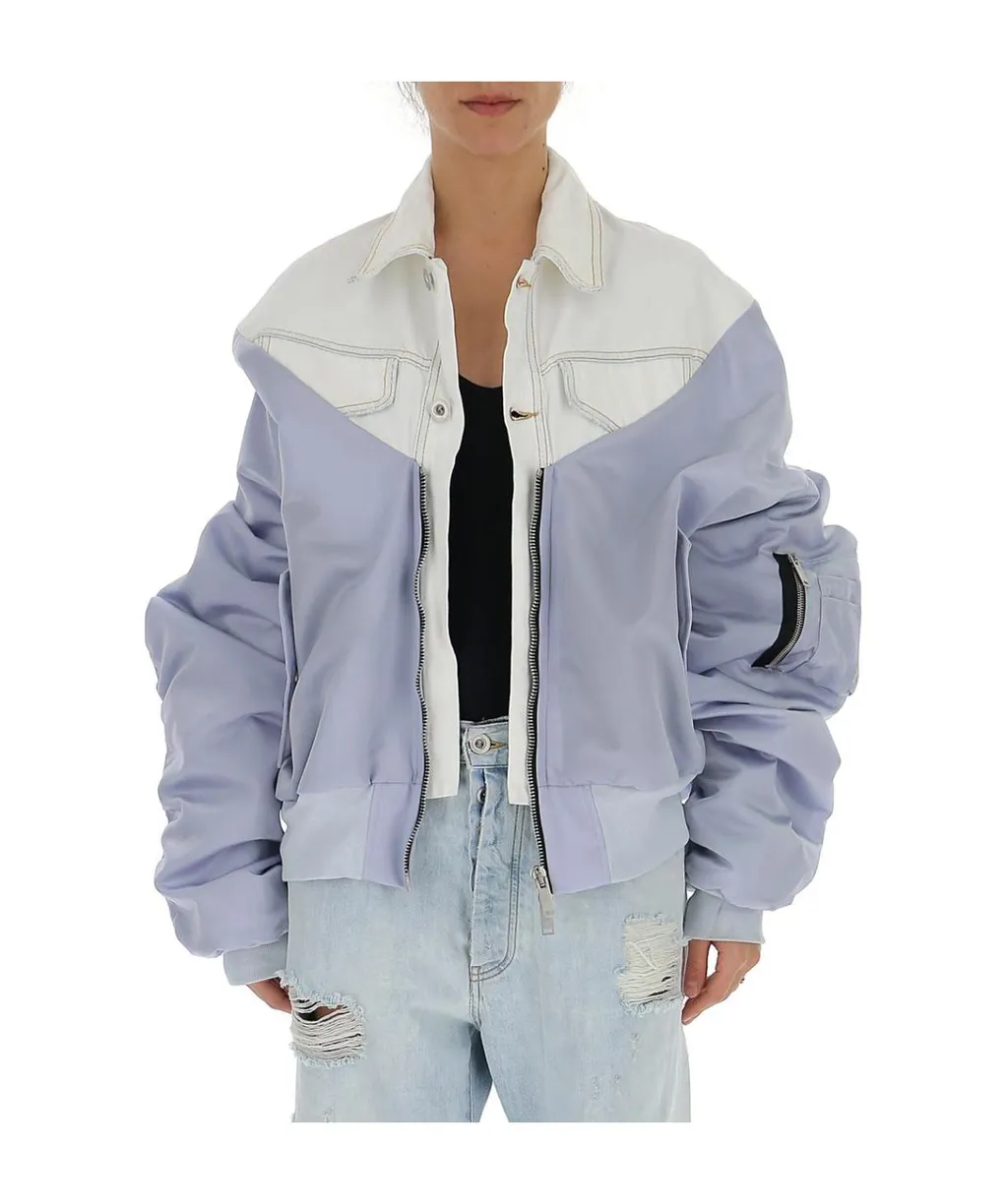 Denim Splicing Casual Jacket