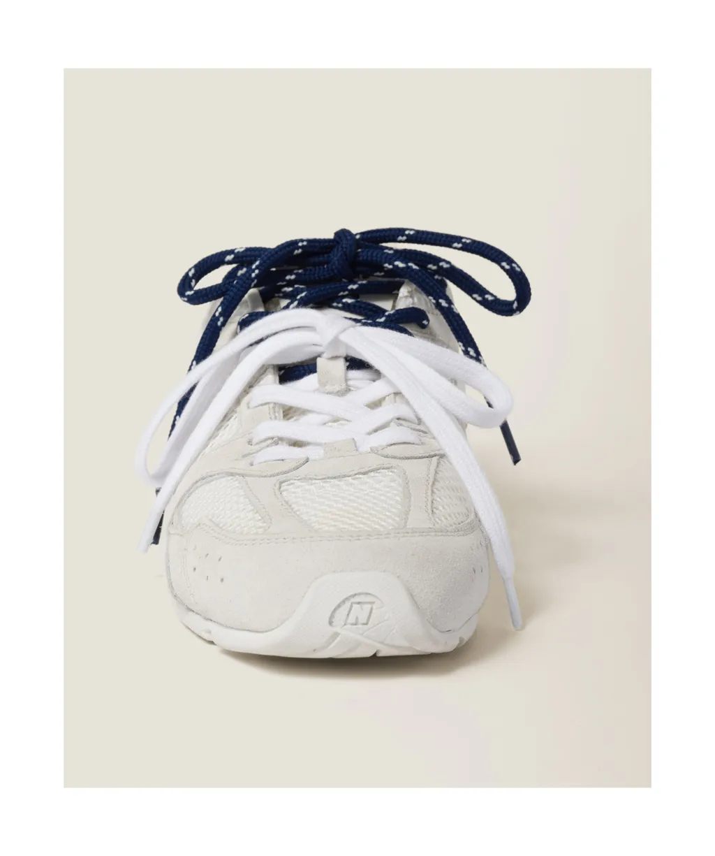 New Balance X Miu Miu 530 Sl Suede And Mesh Sneakers