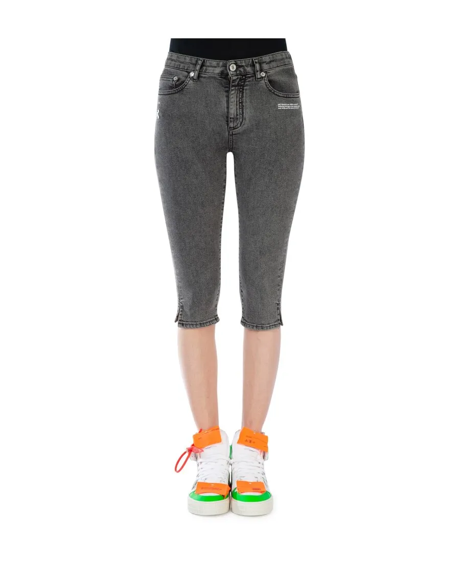 Off-White Denim Capri Jeans