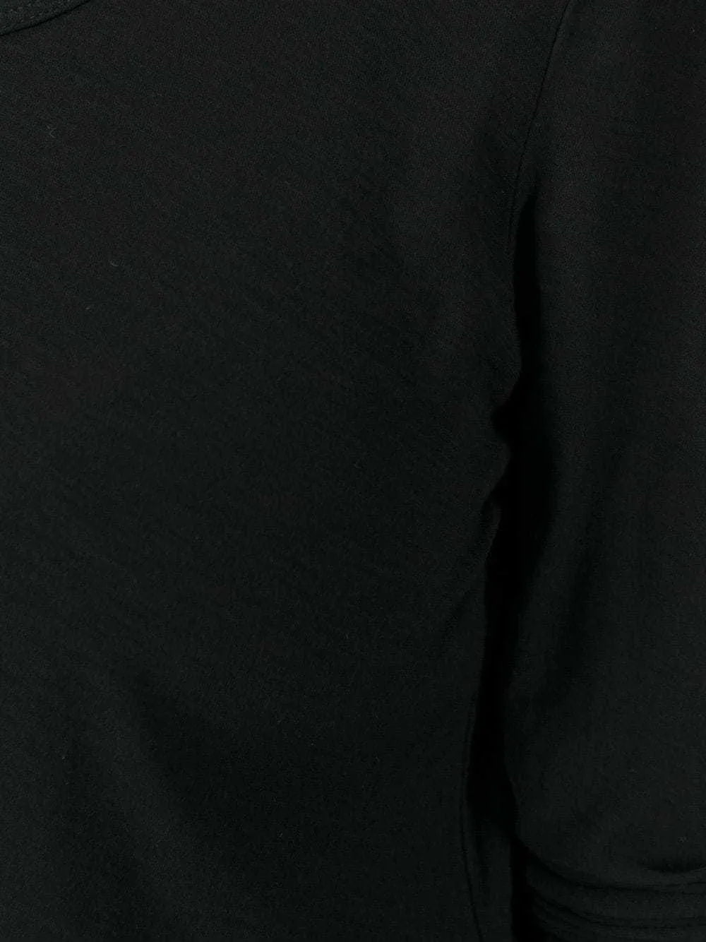 James Perse Long-Sleeved Crewneck Sheer Slub T-Shirt