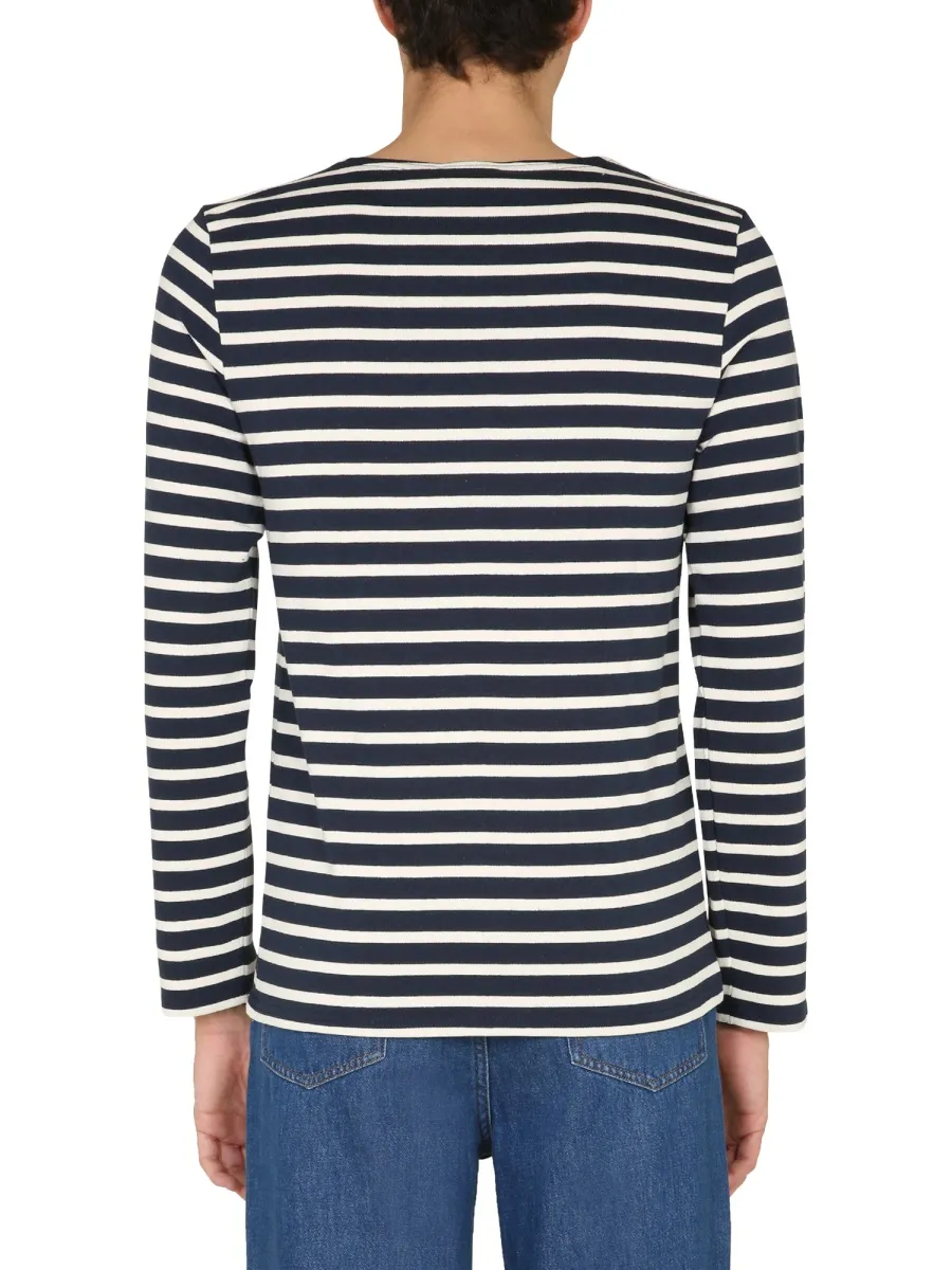 Saint James Striped Long-Sleeved T-Shirt