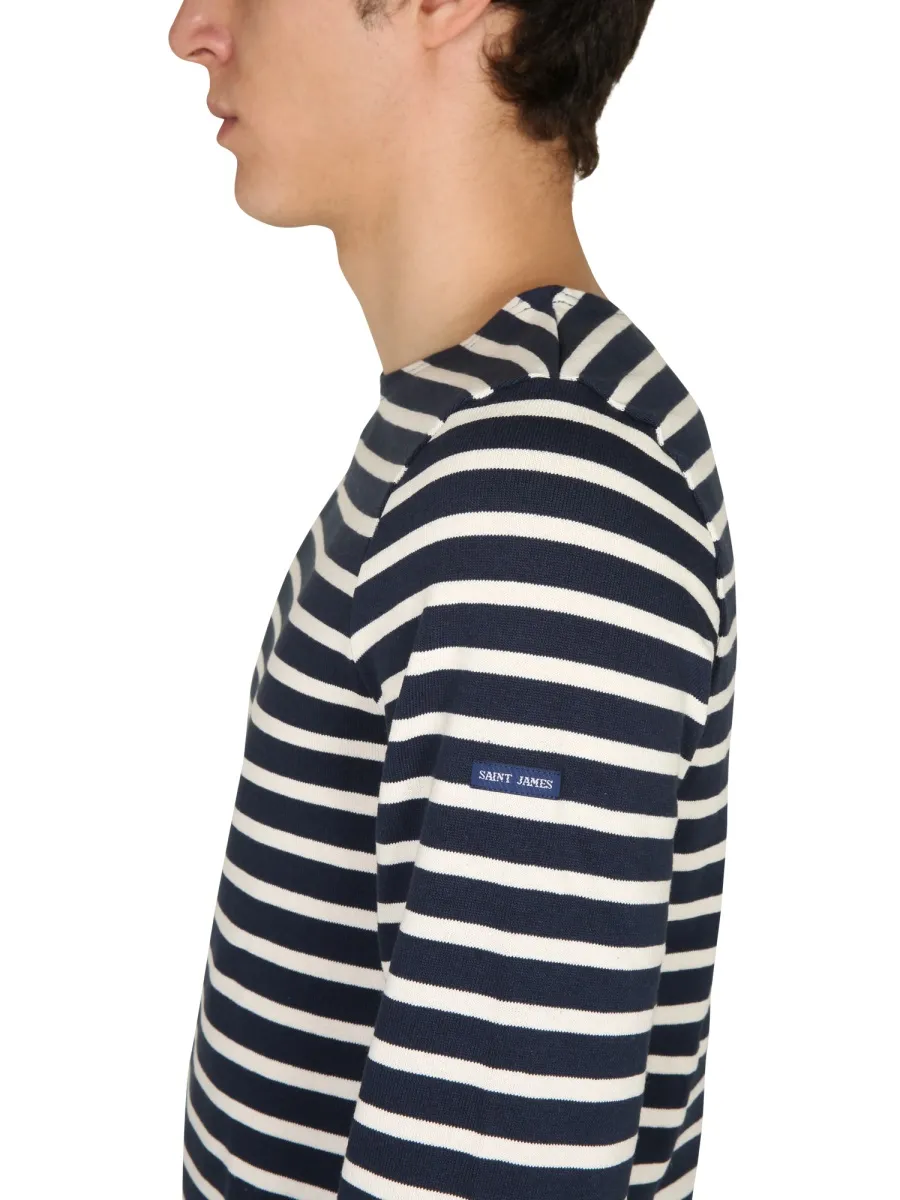 Saint James Striped Long-Sleeved T-Shirt