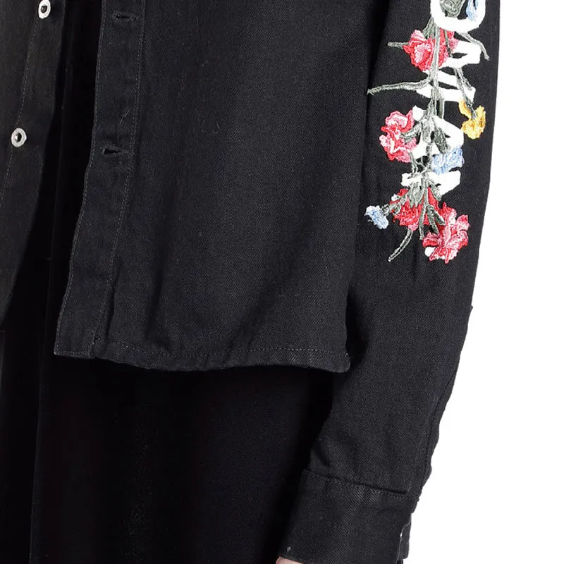 Embroidered Casual Jacket