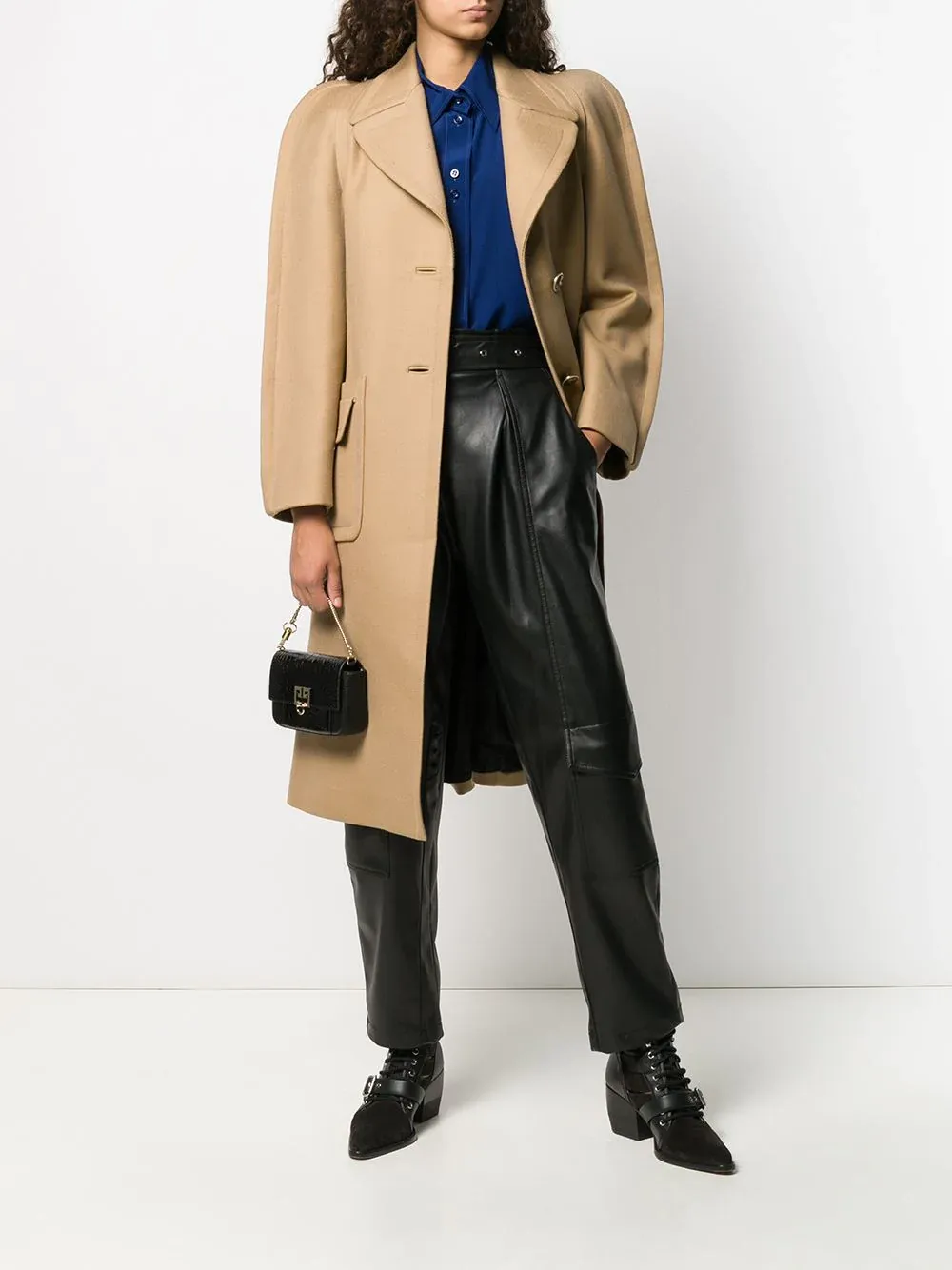 Givenchy Single-Breasted Belted Coat