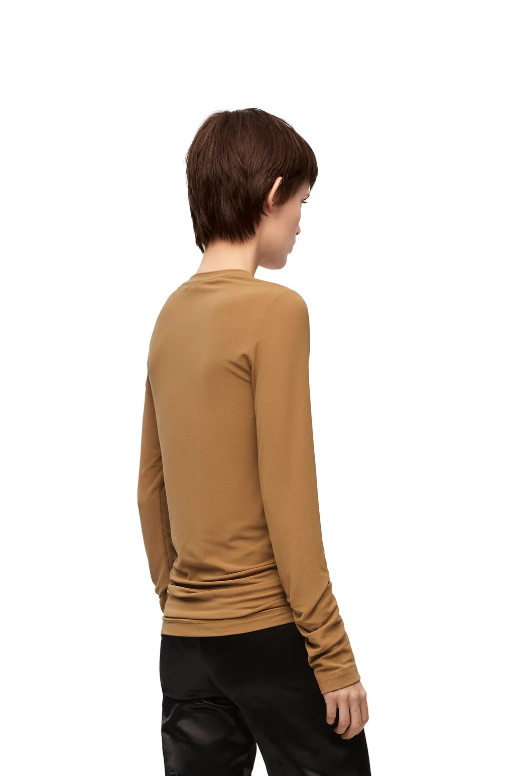 Long Sleeve Top In Modal