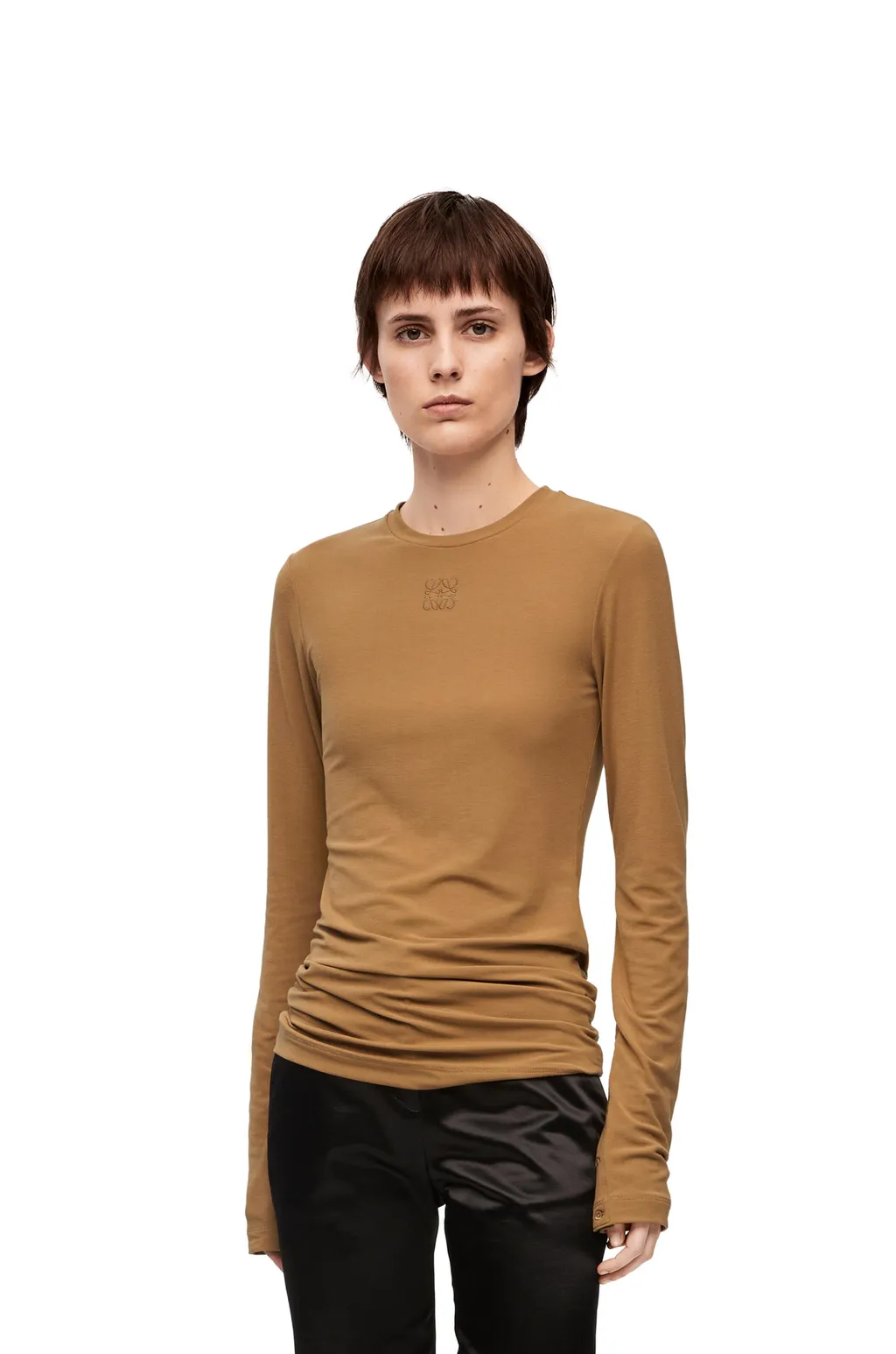 Long Sleeve Top In Modal