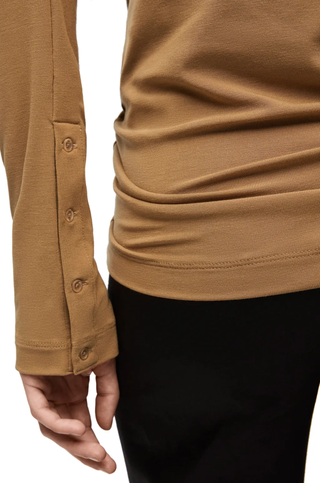 Long Sleeve Top In Modal