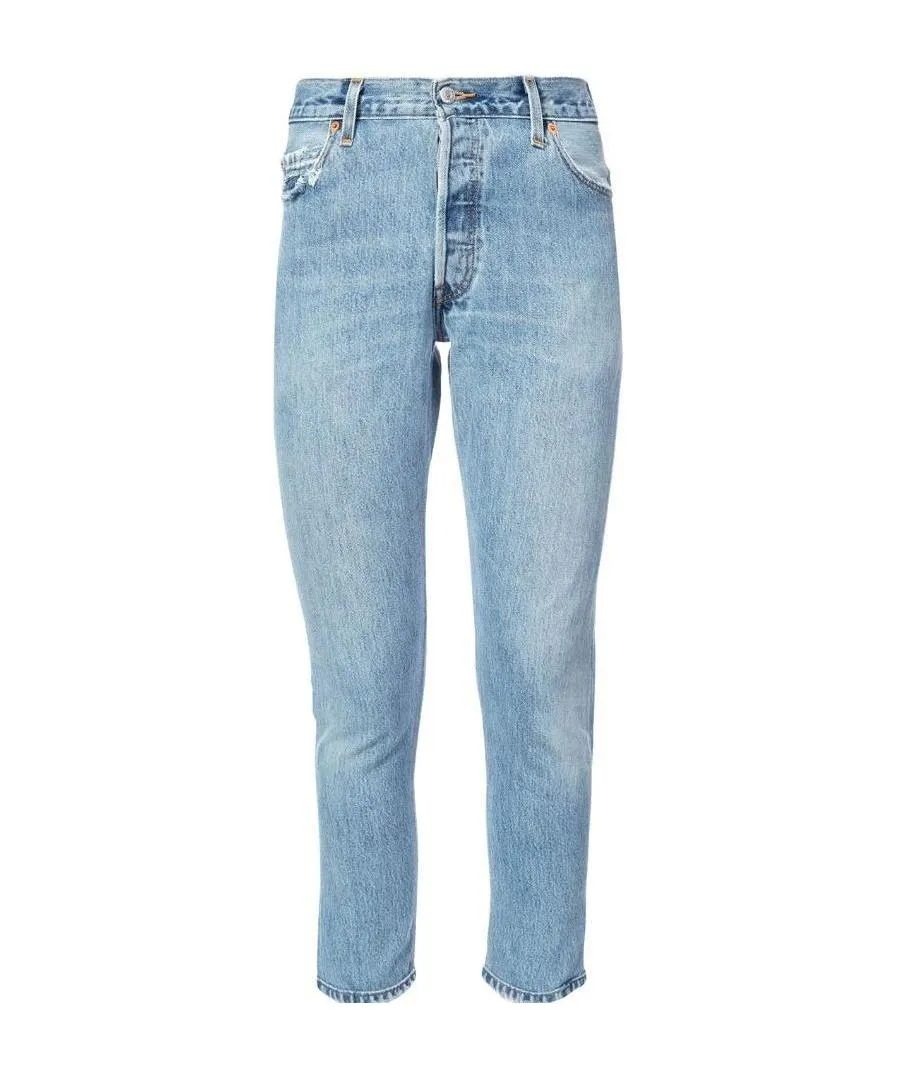 High-Rise Cropped Jeans