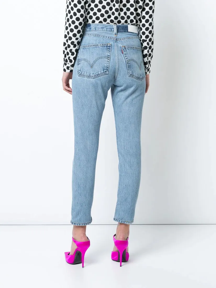 High-Rise Cropped Jeans