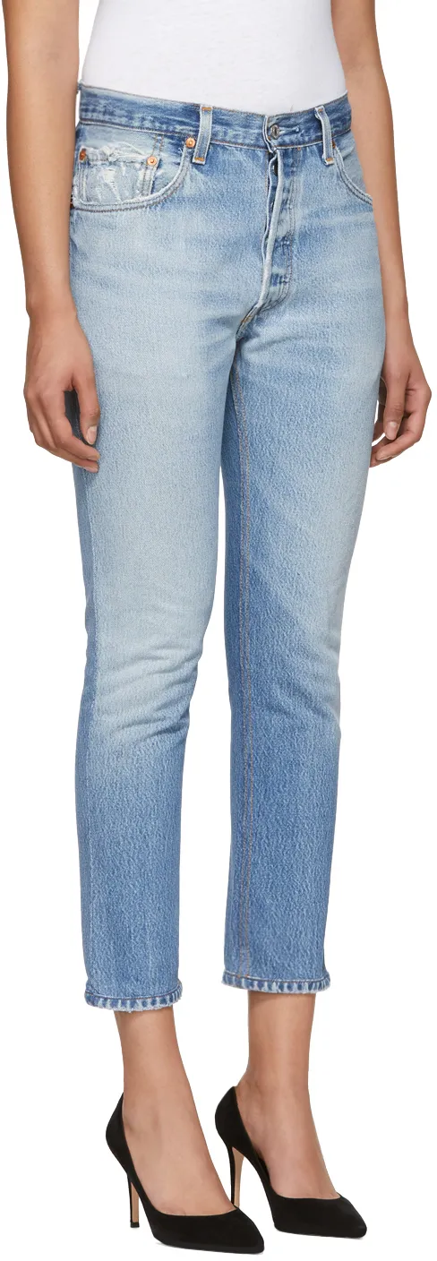 High-Rise Cropped Jeans