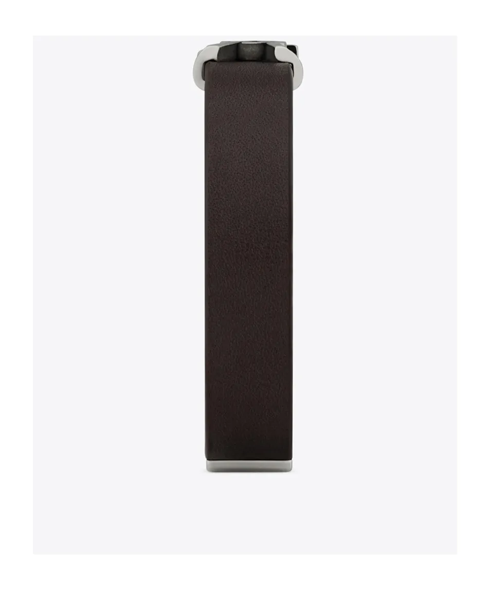 Saint Laurent Cassandre Logo Plaque Bracelet