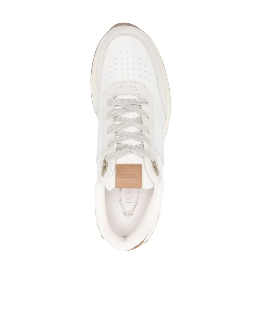 Tod's Round Toe Lace-Up Sneakers