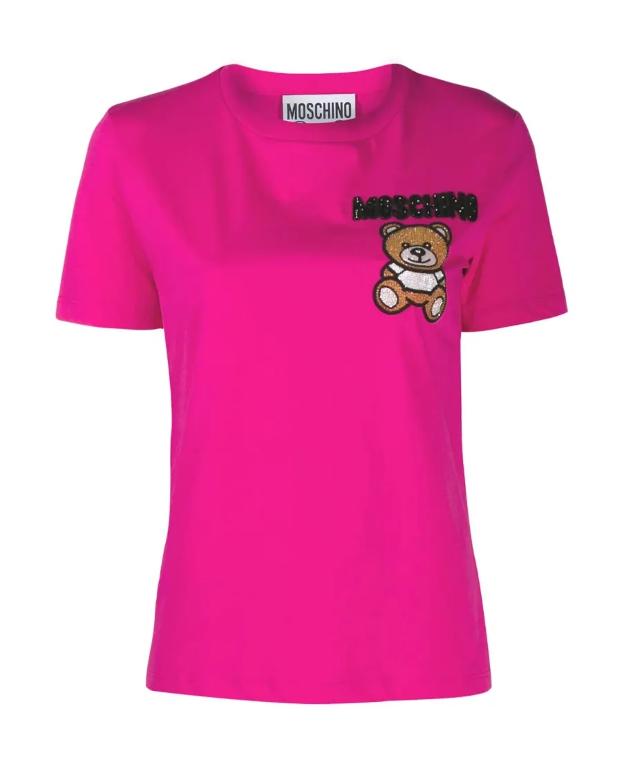Beaded Teddy Bear Casual T-Shirt