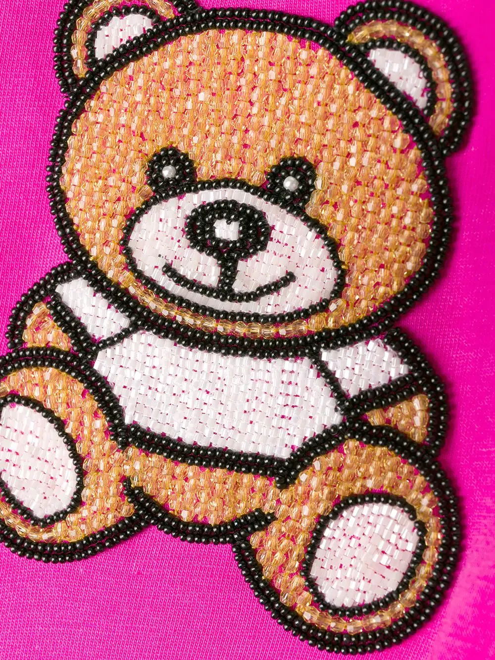 Beaded Teddy Bear Casual T-Shirt