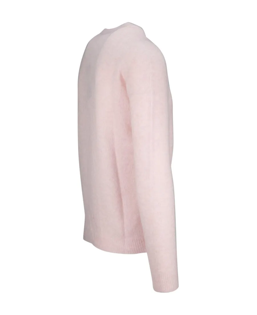 Round-Neck Knitted Pullover