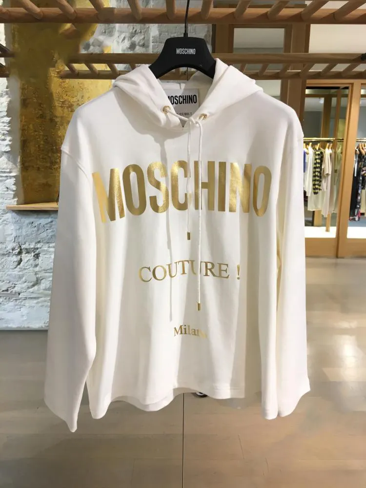 Logo Printed Hooded Sweater