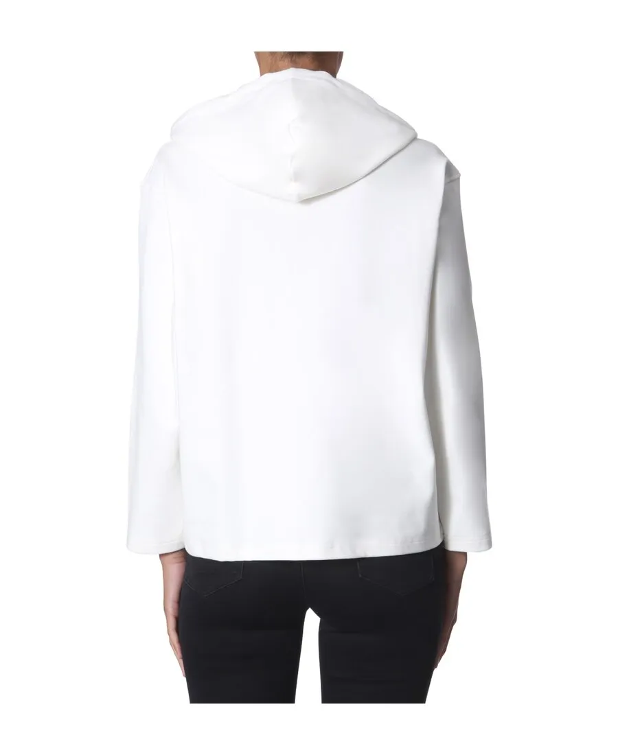 Logo Printed Hooded Sweater