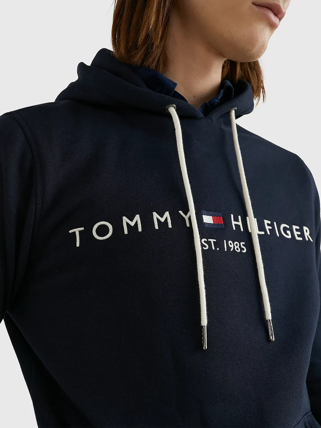 Embroidered Logo Hoodie