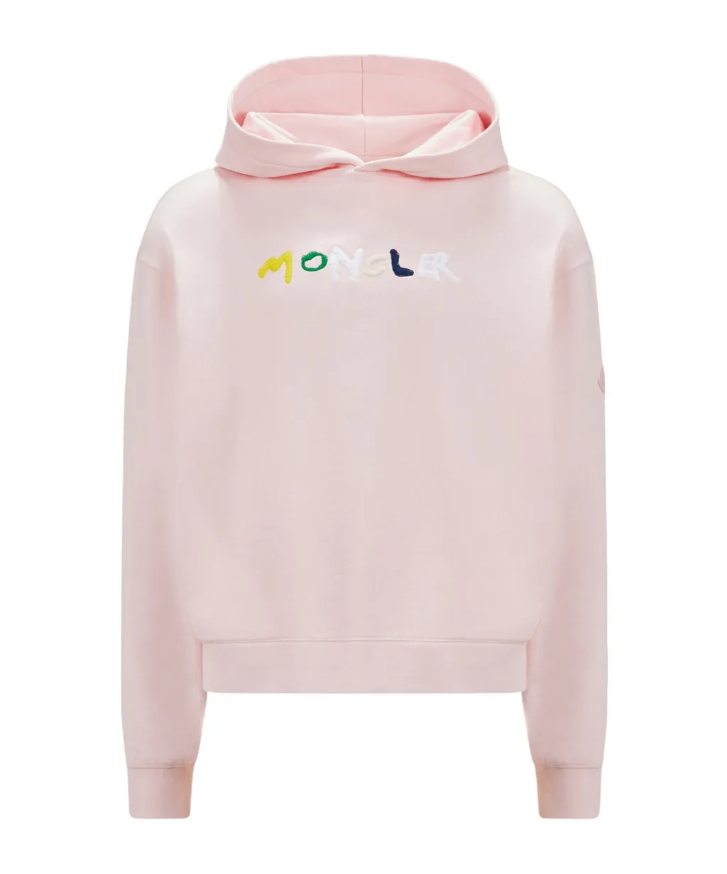 Moncler Logo Embroidered Hoodie