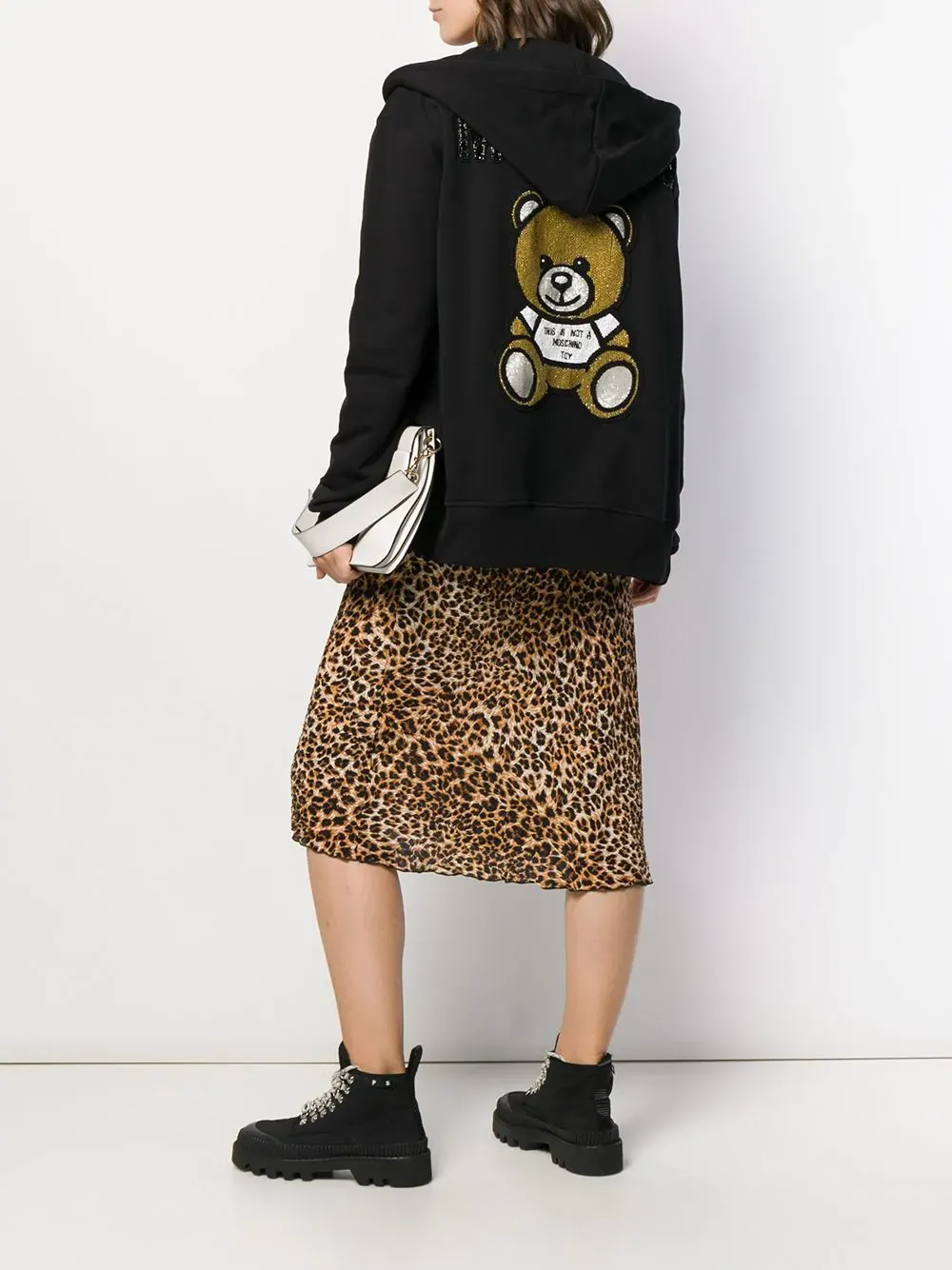 Beaded Teddy Bear Casual Jacket