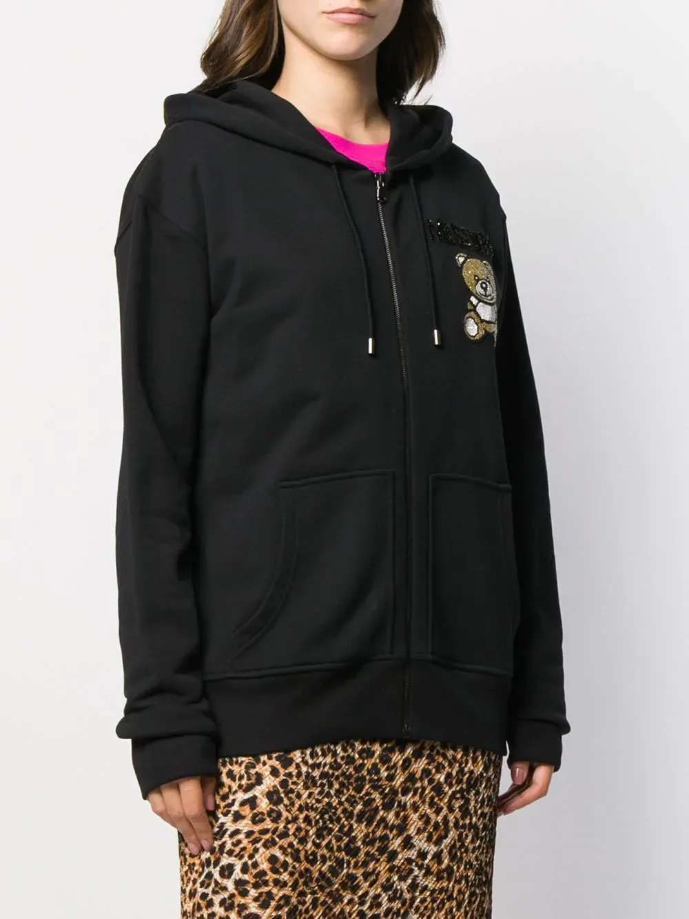 Beaded Teddy Bear Casual Jacket