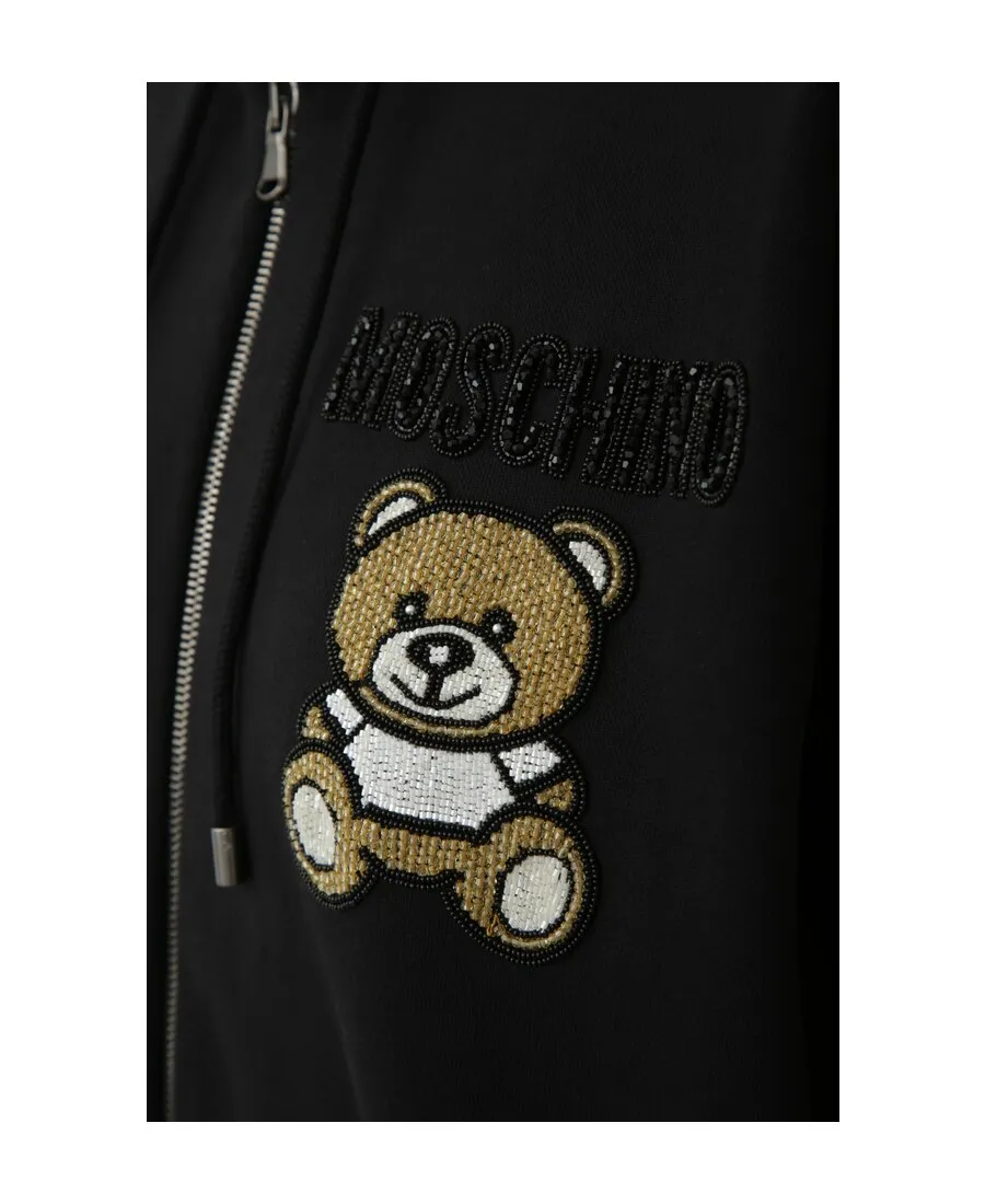 Beaded Teddy Bear Casual Jacket
