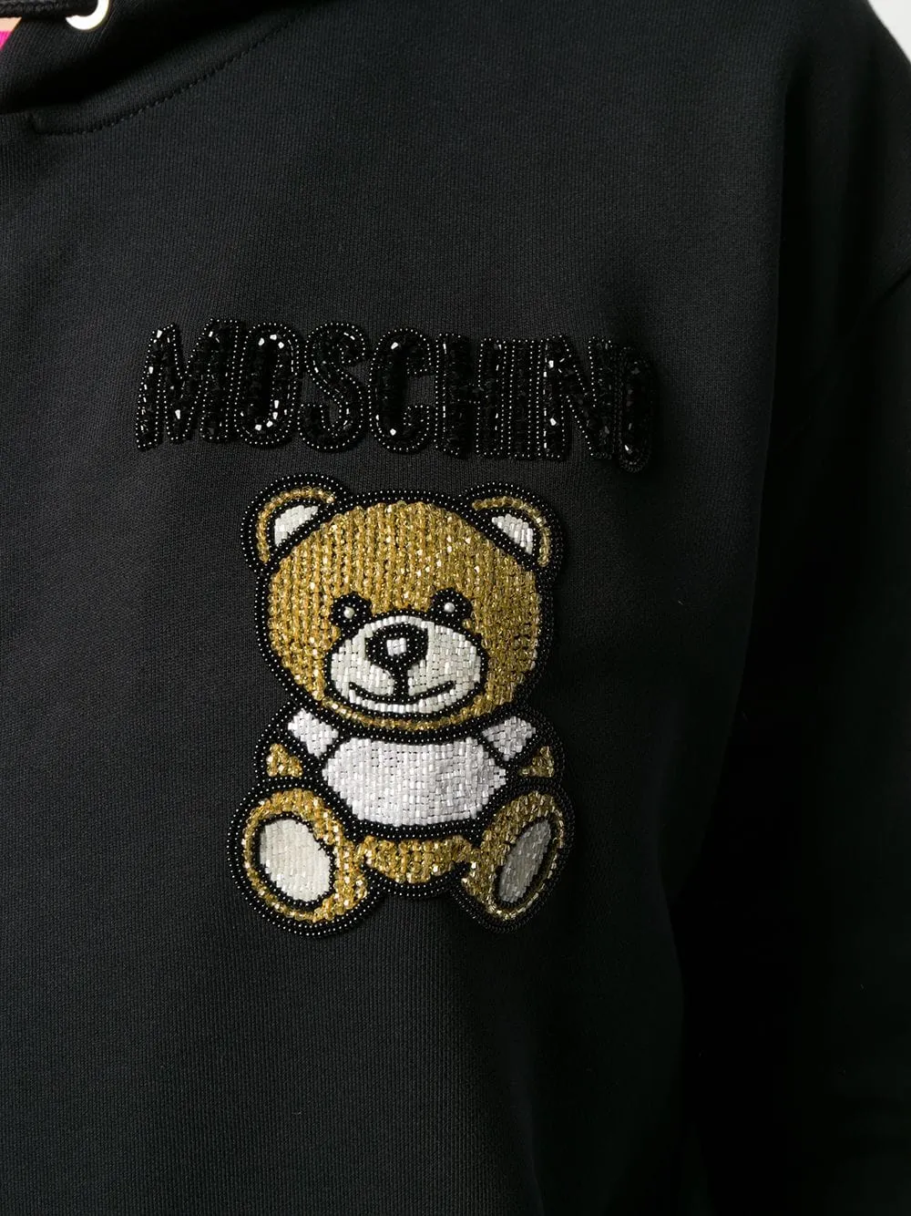 Beaded Teddy Bear Casual Jacket