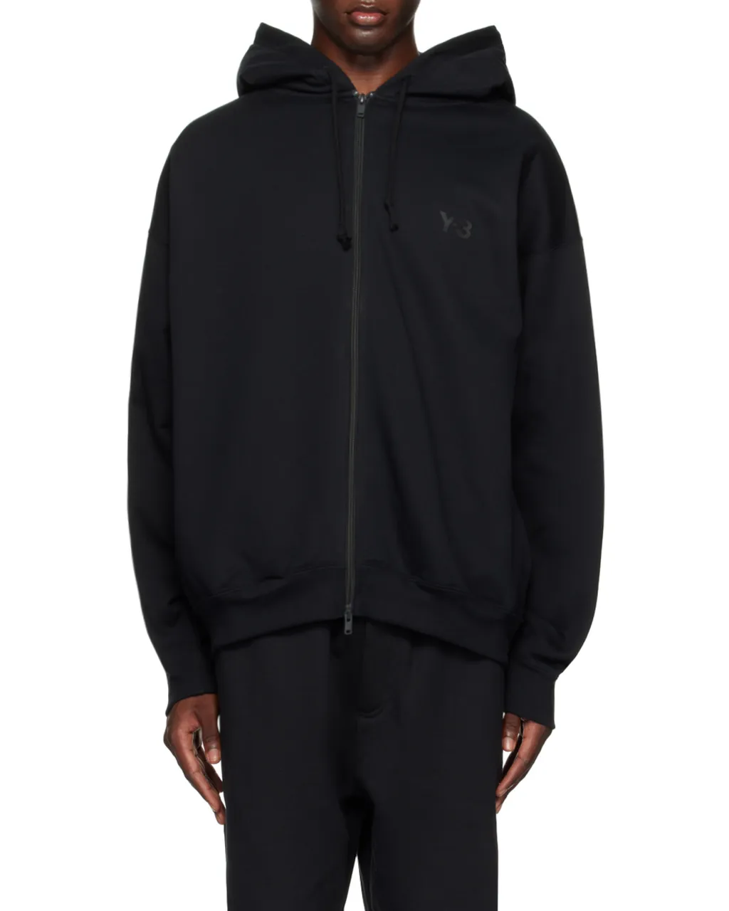 Y-3 Zip-Up Hooded Jacket