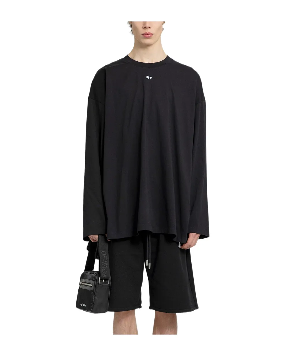 Off-White Logo Printed Crewneck T-Shirt