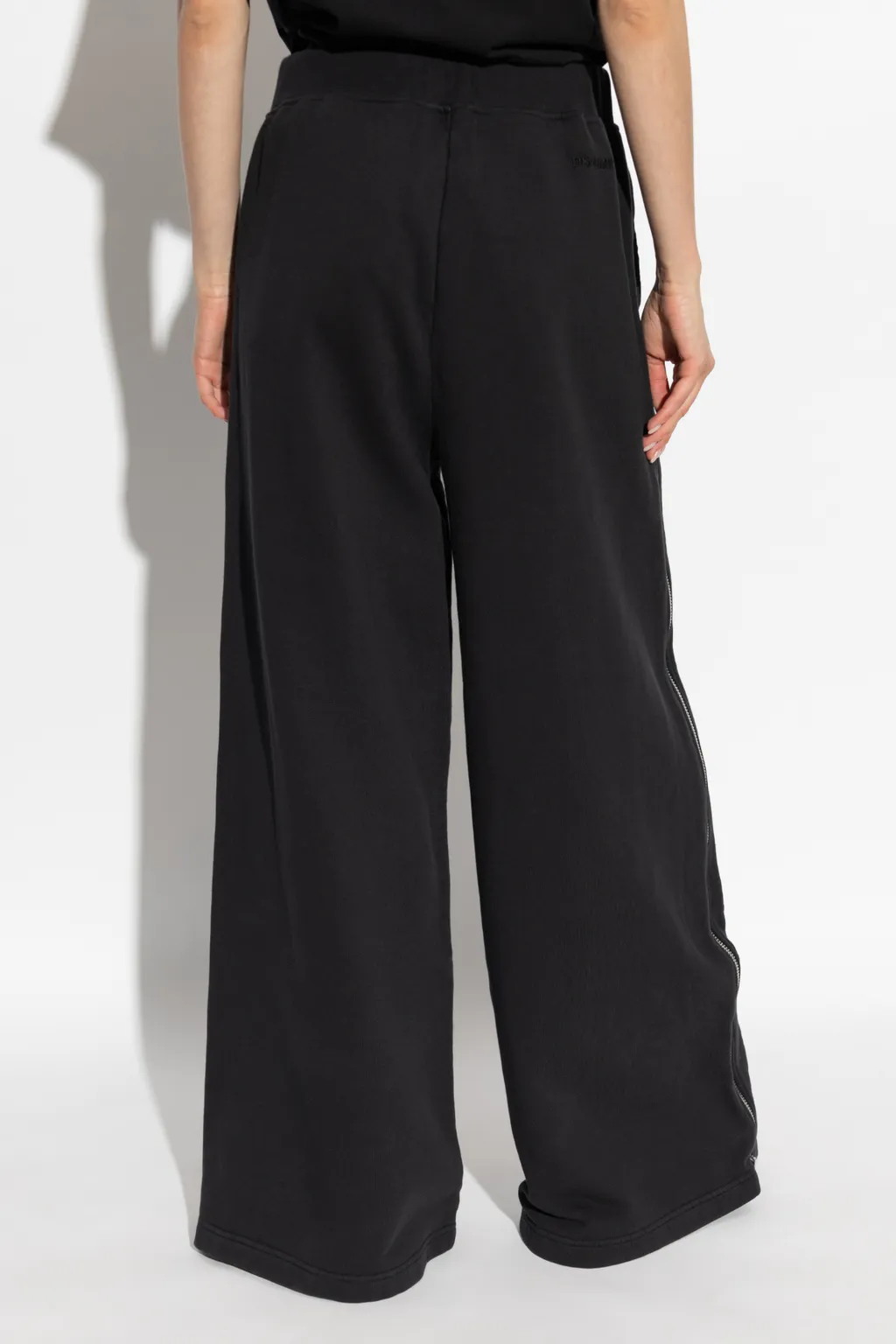 Dsquared2 Zip Detailed Wide-Leg Pants
