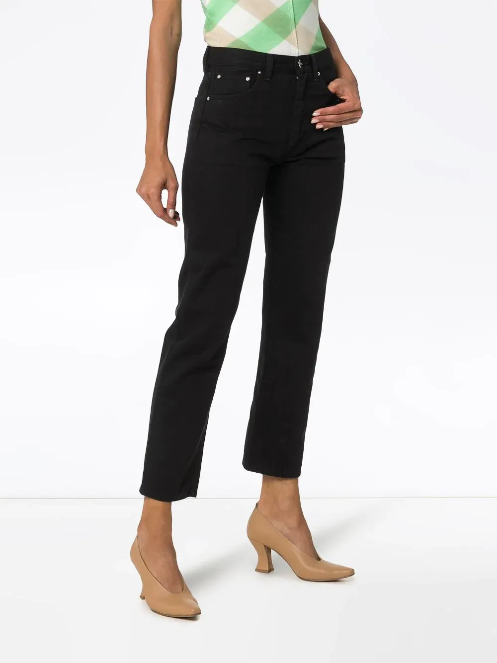 Black High-Rise Jeans