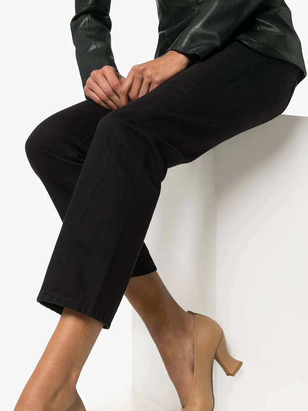 Black High-Rise Jeans