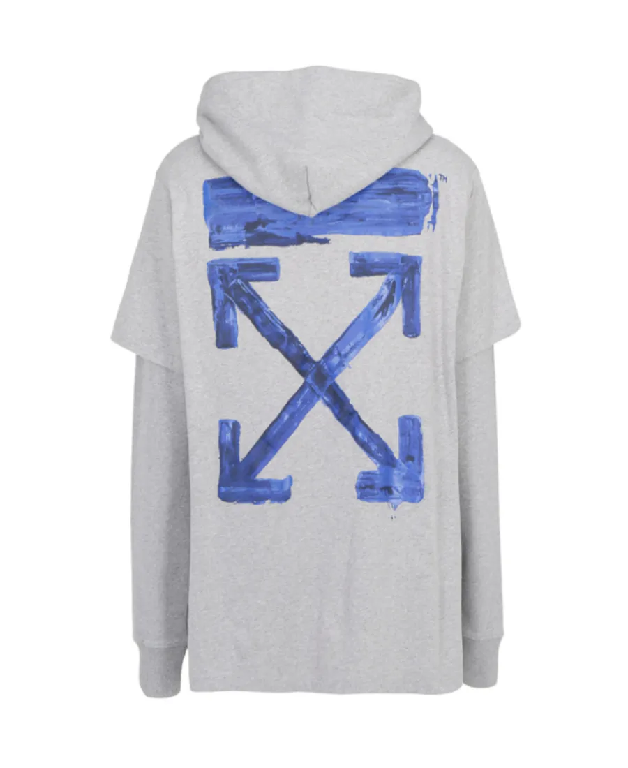 Graffiti Logo Printed Laminated Hoodie