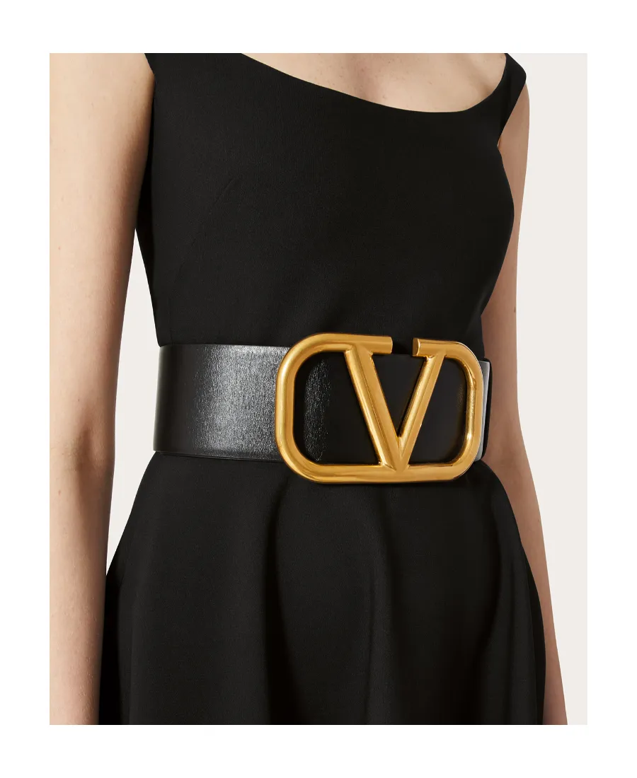 Valentino Vlogo Reversible Buckle Belt