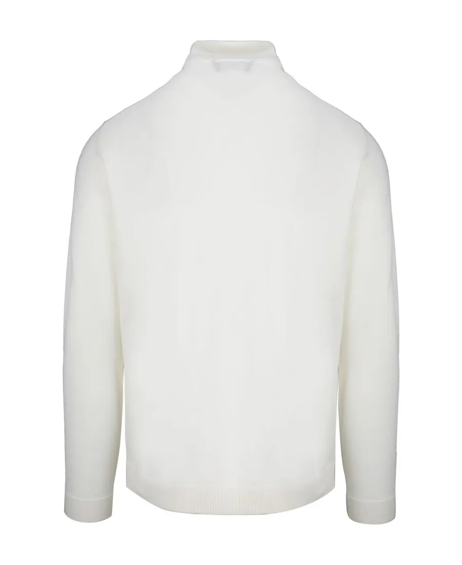 High-Neck Knitted Pullover
