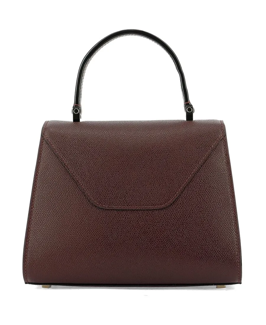 Valextra Iside Foldover Mini Top Handle Bag