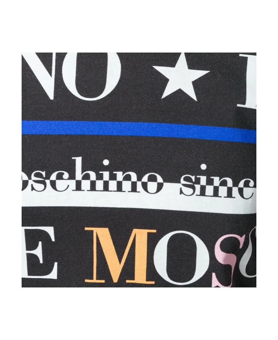 Logo Striped Printed T-Shirt