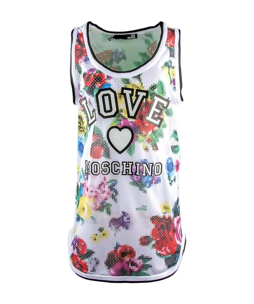 Logo Printed Long Vest