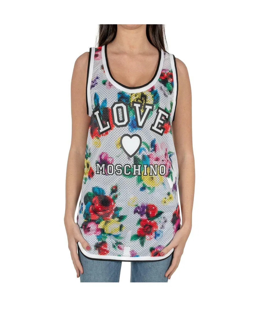 Logo Printed Long Vest