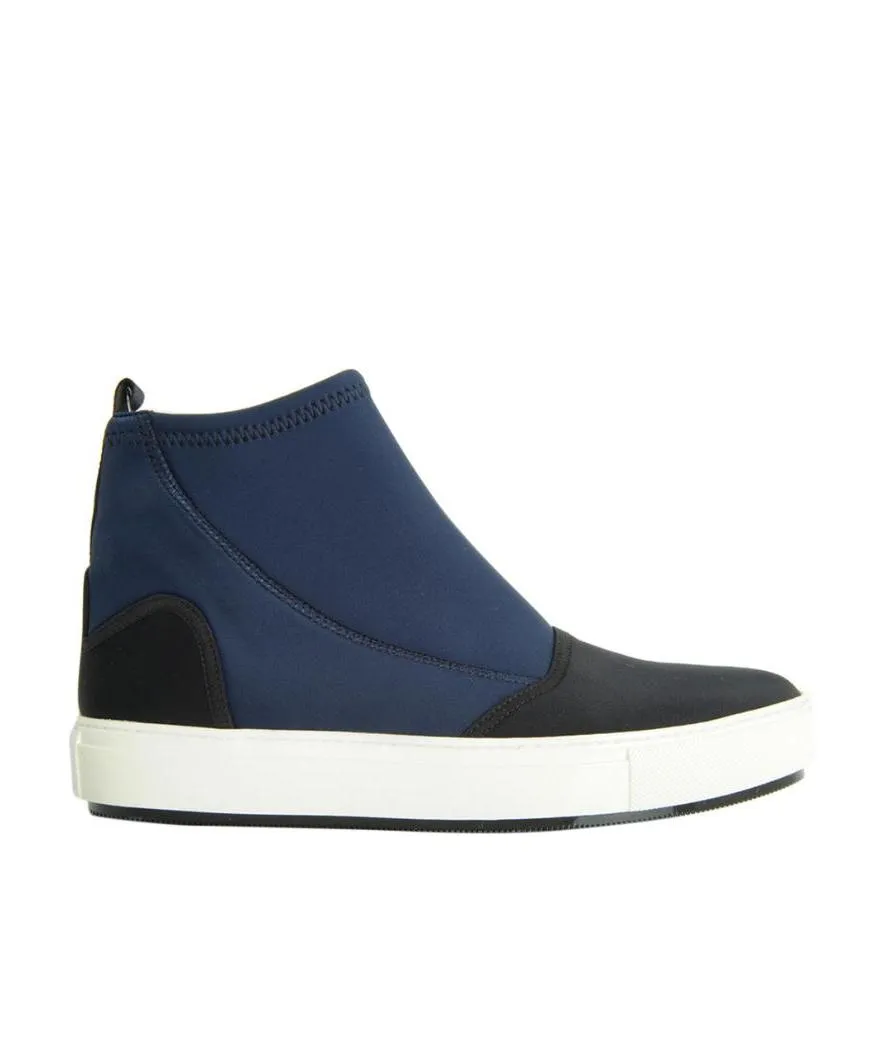 Two-Color Stitching And Ankle Boots