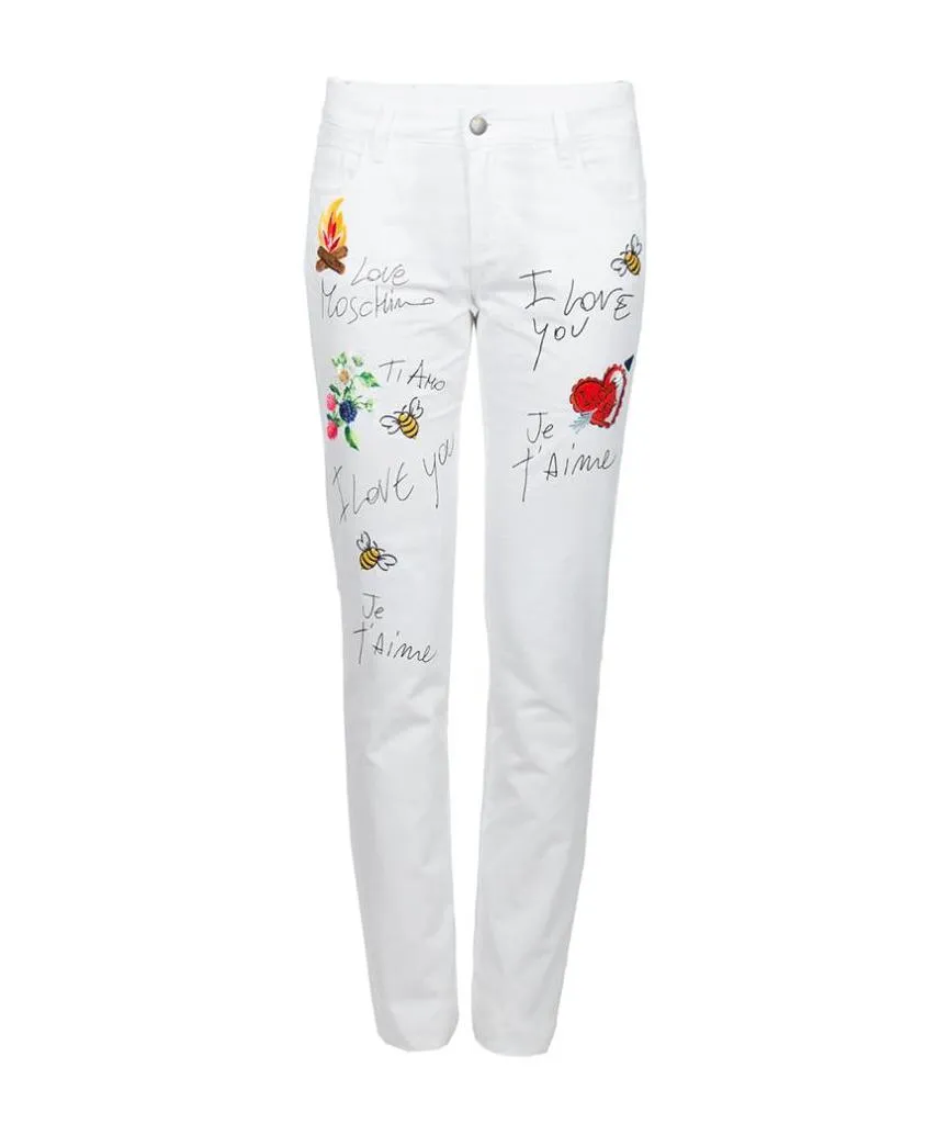 Logo Slim Casual Pants