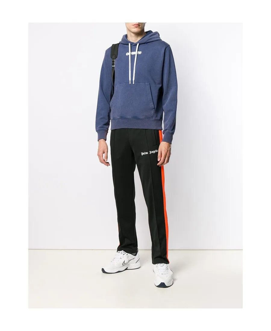Logo Printed Hooded Sweater