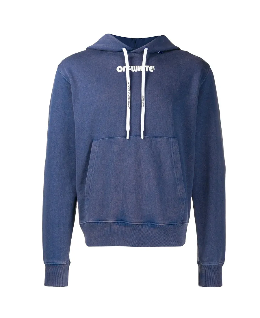 Logo Printed Hooded Sweater
