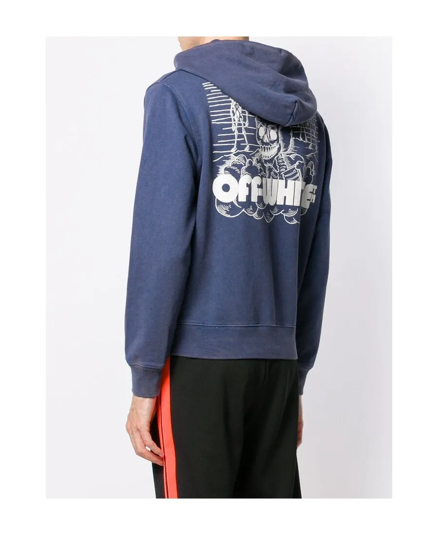 Logo Printed Hooded Sweater