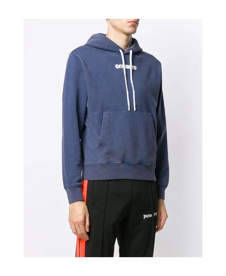 Logo Printed Hooded Sweater