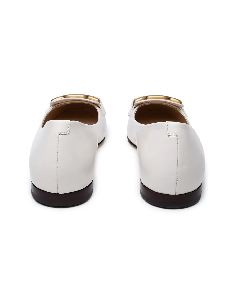 Tod's Chain-Link Detail Flat Shoes