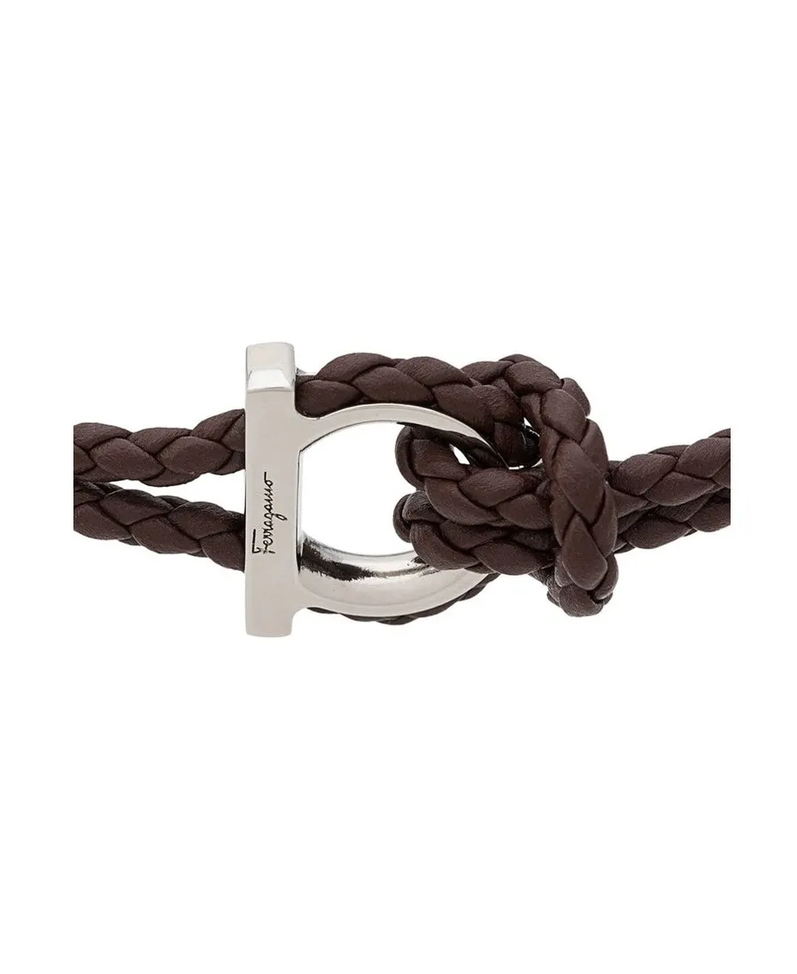 Ferragamo Gancini Woven Bracelet
