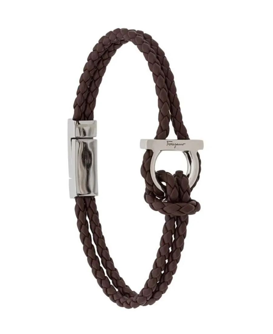 Ferragamo Gancini Woven Bracelet