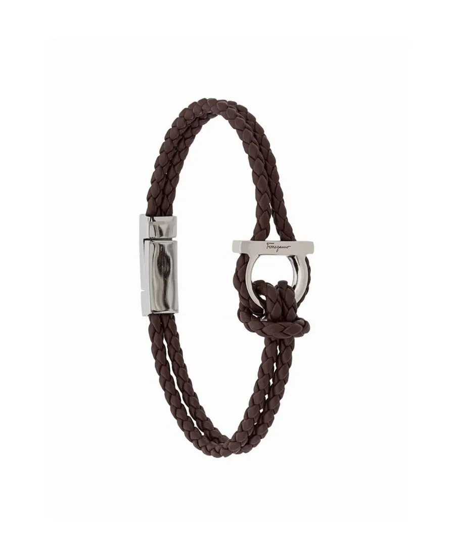 Ferragamo Gancini Woven Bracelet