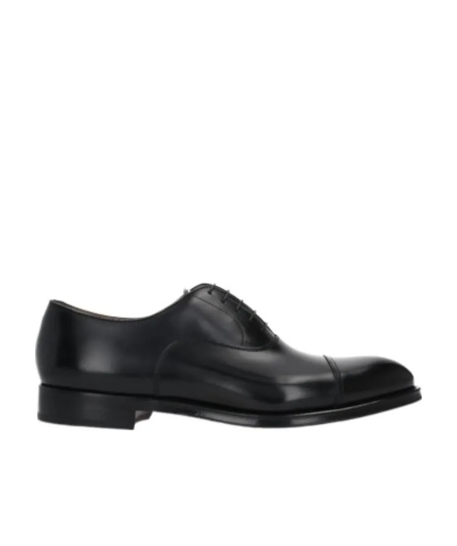 Doucal's Round-Toe Lace-Up Shoes